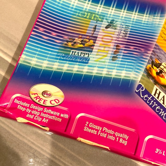 3M Personalized Gift Bag Kit with CD for Inkjet Printers - Picture 4 of 8